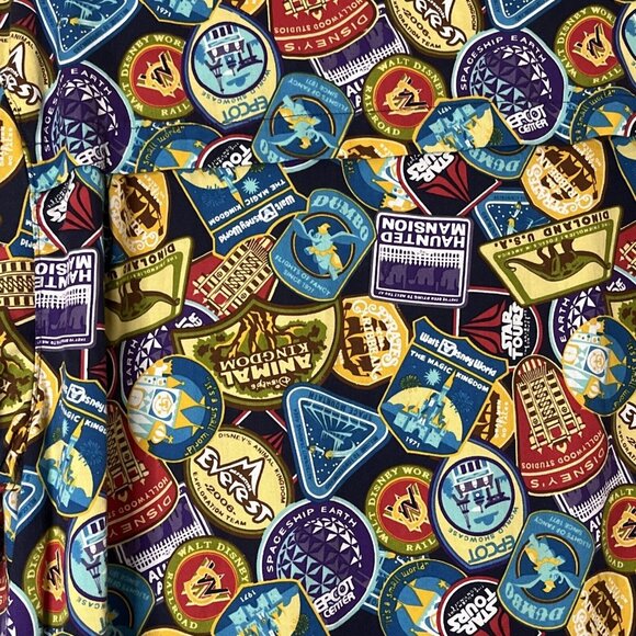 Disney Theme Parks Attraction & Rides Men’s Button Down Shirt XL - Picture 14 of 16